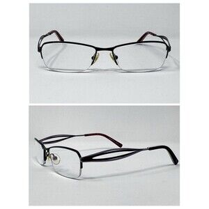 Morel Koali 7123K Burgundy Black Eyeglass Frames 52-16-135 France